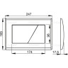 Кнопка управления ALCAPLAST M170 белая